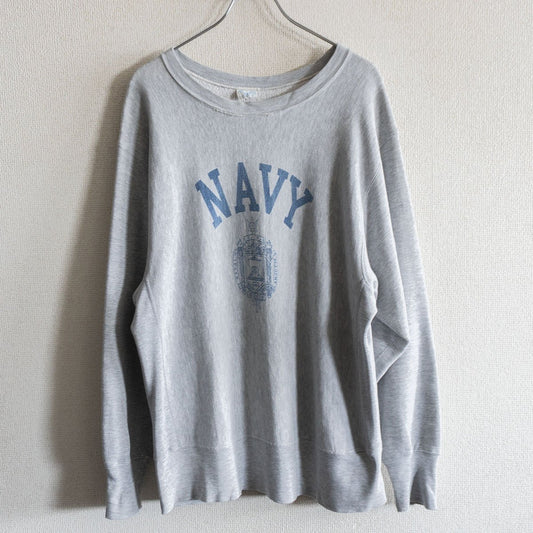 CHAMPION '70s USA Made Navy Reverse Weave Sweatshirt Size L