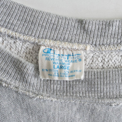 CHAMPION '70s USA Made Navy Reverse Weave Sweatshirt Size L