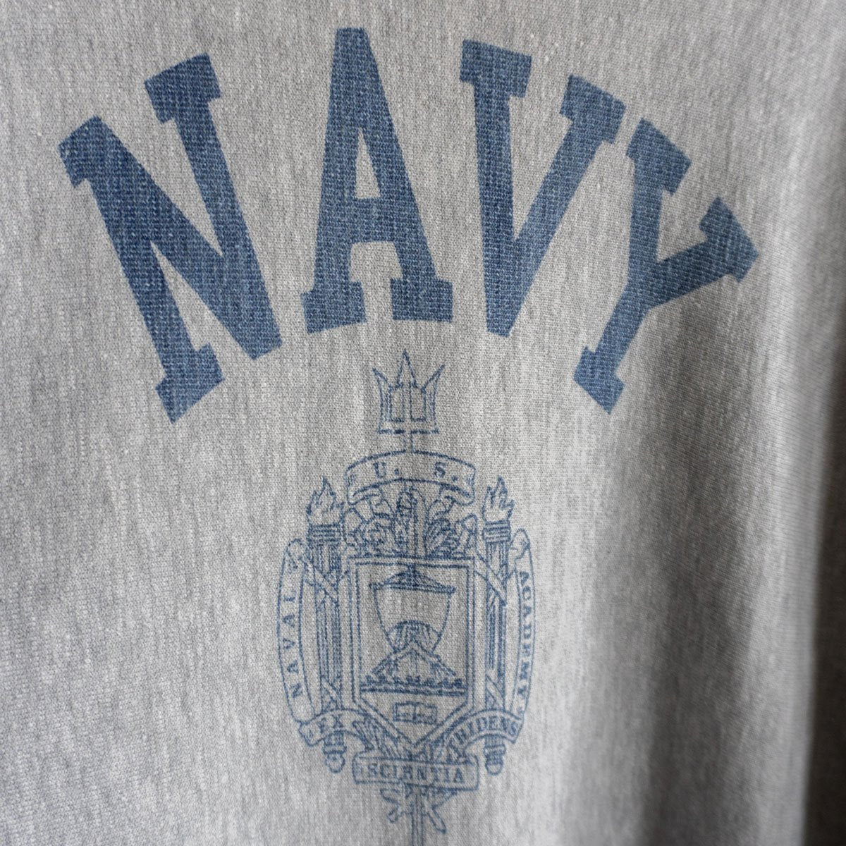 CHAMPION '70s USA Made Navy Reverse Weave Sweatshirt Size L