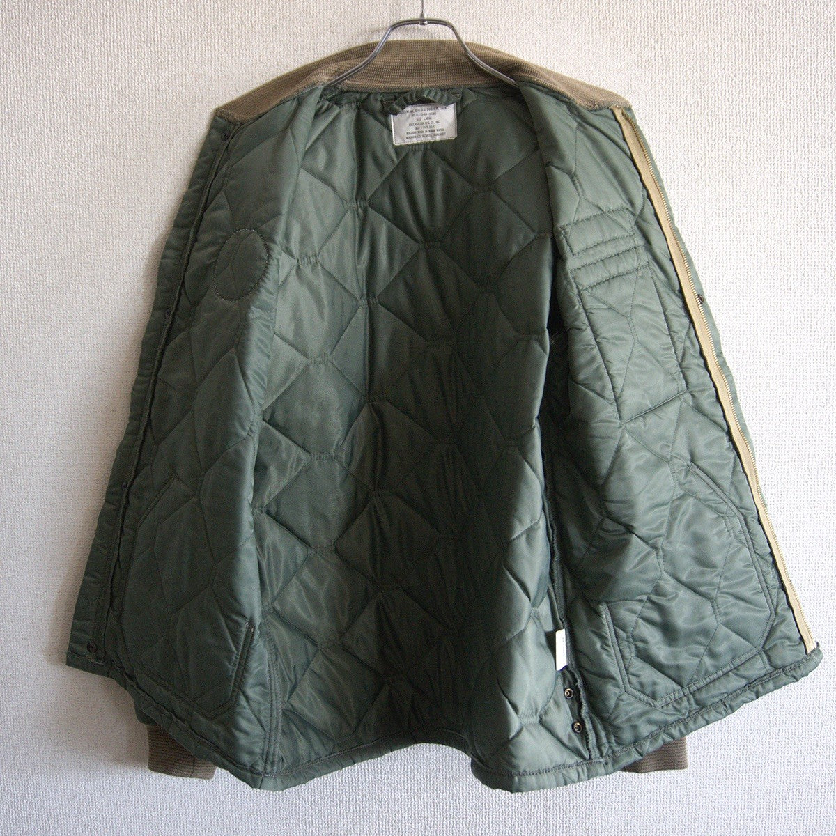 BUZZ RICKSON CWU-9/P Quilted Liner Jacket Size L