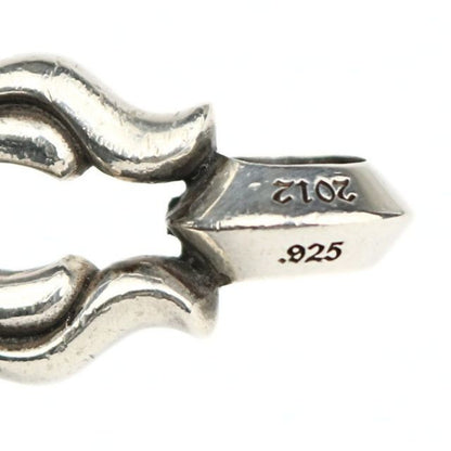 CHROME HEARTS Large Crossball Charm Silver SV925