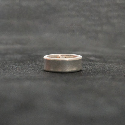 HERMES Eclipse Ruban Ring Silver 925 Size ONE SIZE