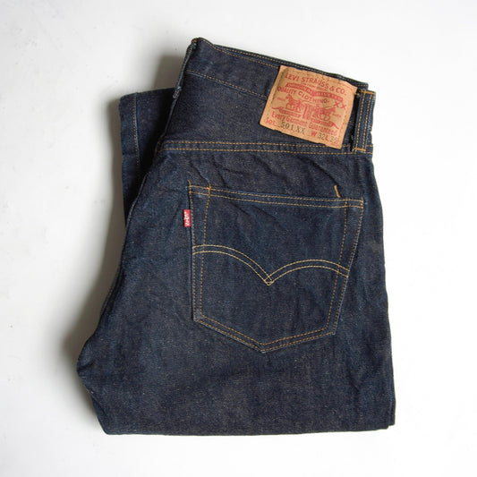 LEVI'S 501XX Big E Dark Wash Valencia Made Denim Size 32×36