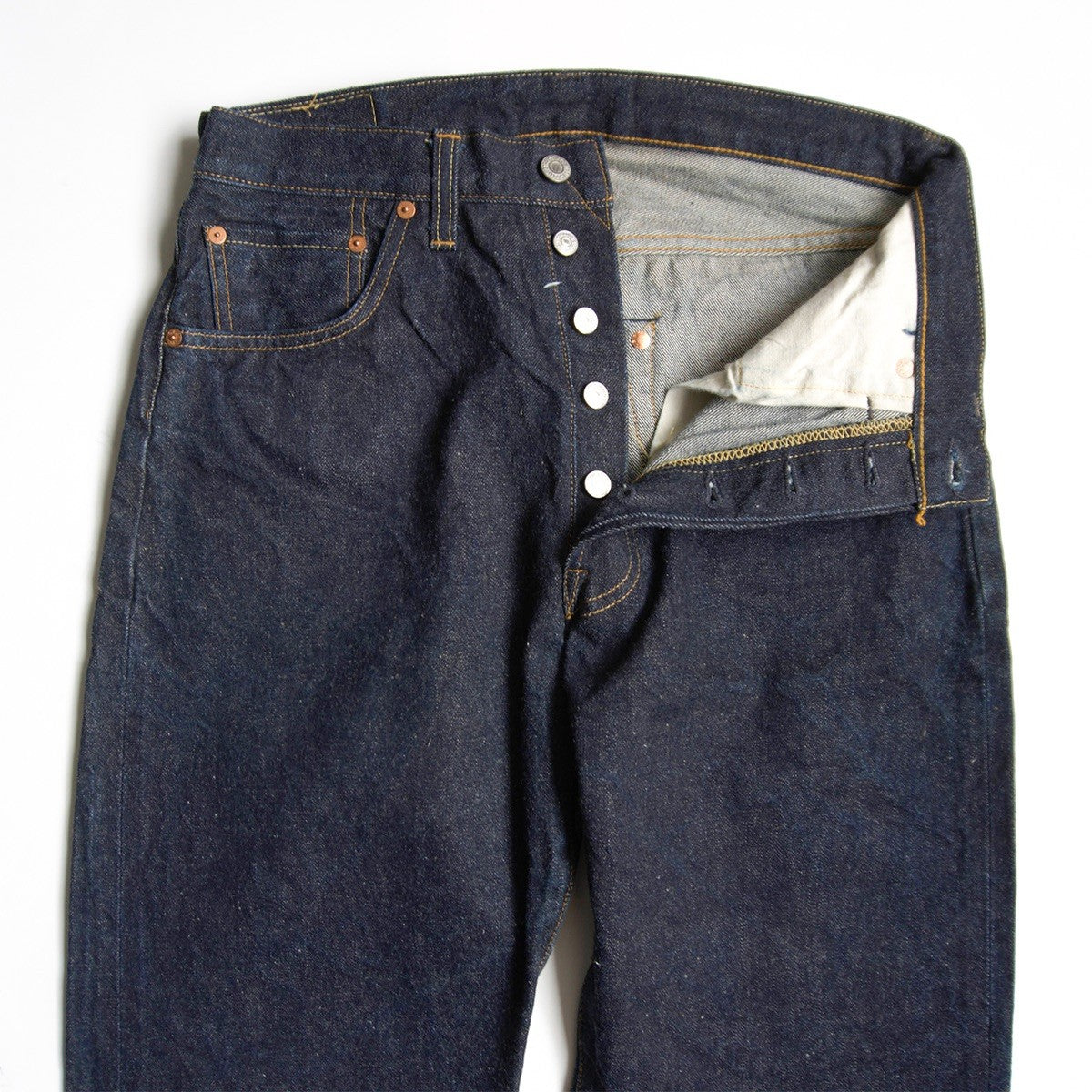 LEVI'S 501XX Big E Dark Wash Valencia Made Denim Size 32×36