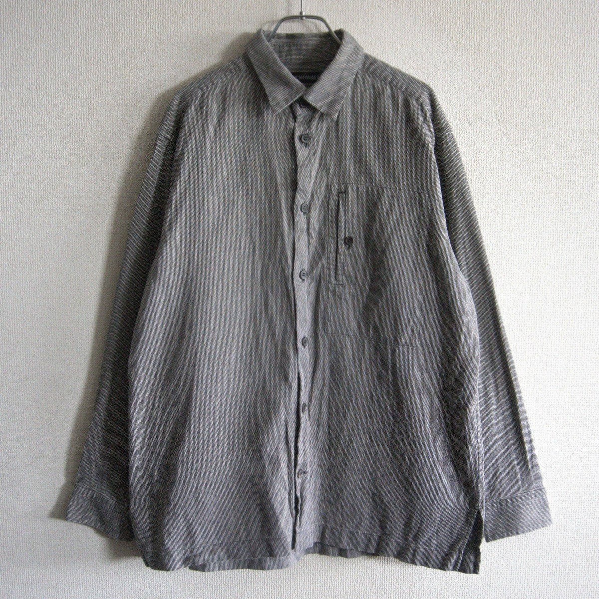 ISSEY MIYAKE MEN Boxy Silhouette Chest Pocket Shirt Size L