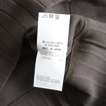 NIGEL CABOURN Paneled Cotton Sweatshirt Green Size L