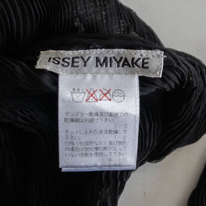 ISSEY MIYAKE Wrinkle Pleats Blouse Black Size M