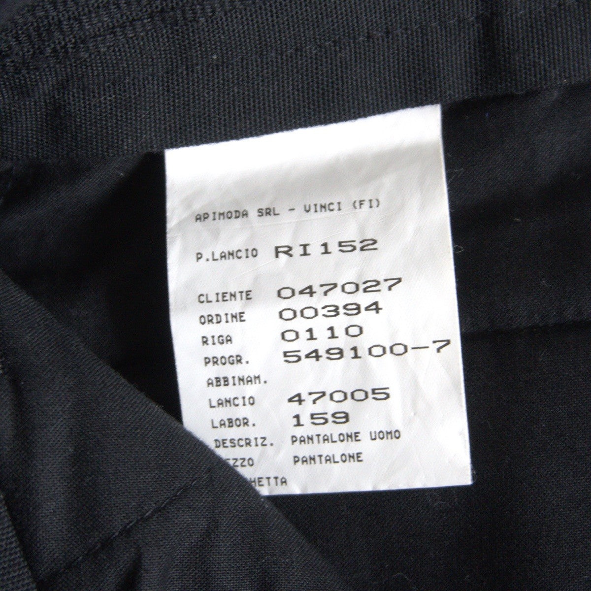 GIORGIO ARMANI Fine-Wale Corduroy Straight Slacks Size 34