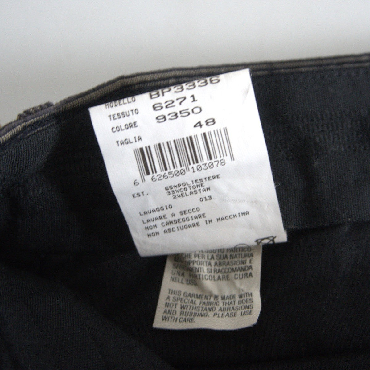 GIORGIO ARMANI Fine-Wale Corduroy Straight Slacks Size 34