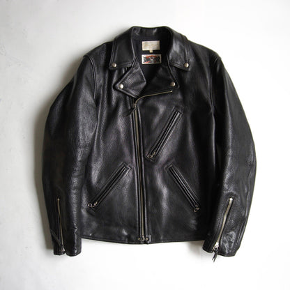 BOOTLEGGERS Leather Riders Jacket Black Size L