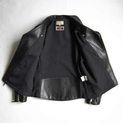 BOOTLEGGERS Leather Riders Jacket Black Size L