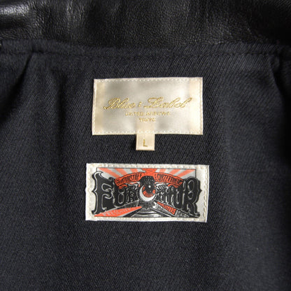 BOOTLEGGERS Leather Riders Jacket Black Size L