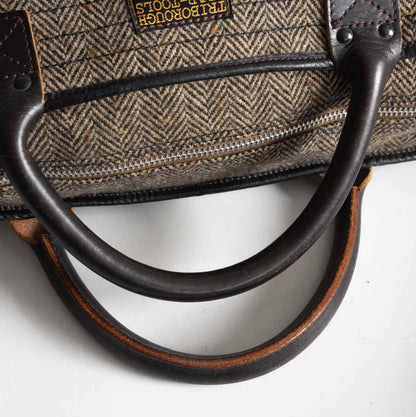 COLIMBO Tweed Leather 2-Way Tote Bag Size ONE SIZE