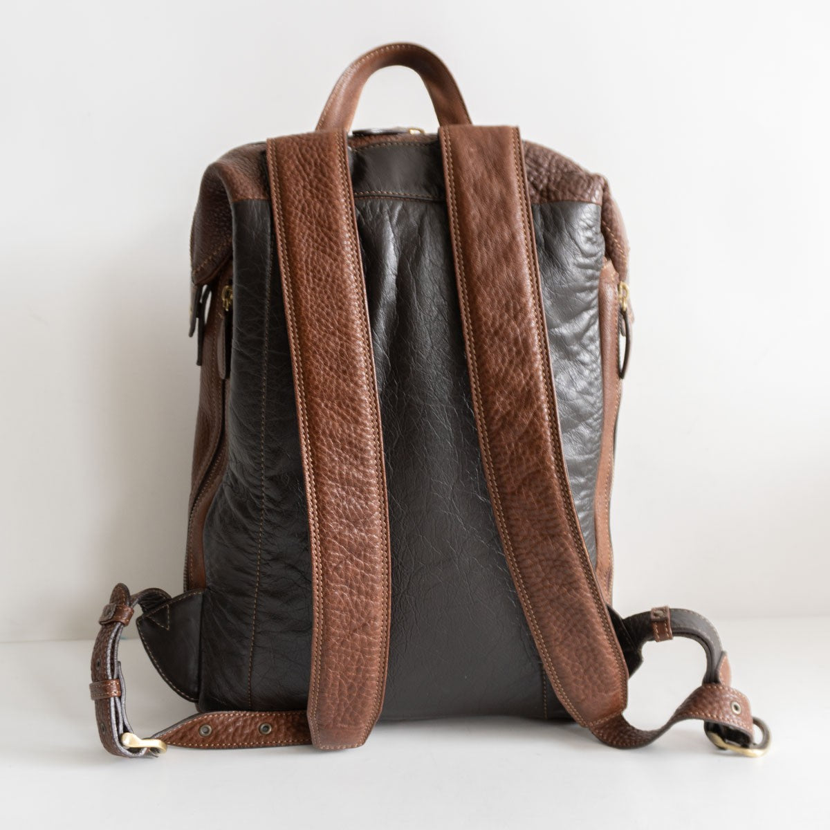 Tsuchiya Kaban Tone Oil Nume Leather Backpack Size ONE SIZE