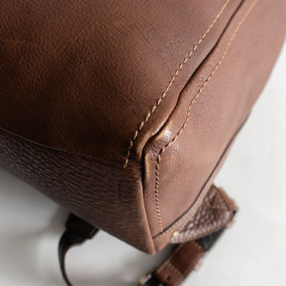 Tsuchiya Kaban Tone Oil Nume Leather Backpack Size ONE SIZE
