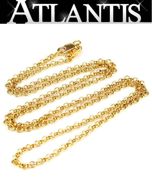 CHROME HEARTS 22K Roll Chain Necklace