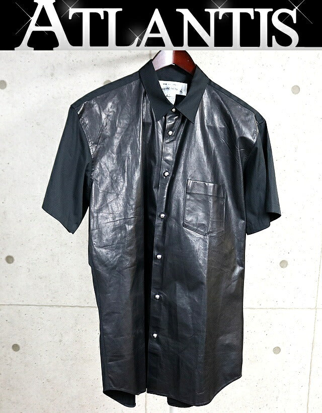 CHROME HEARTS x CDG Rhodium Cross Button Shirt Black Size L