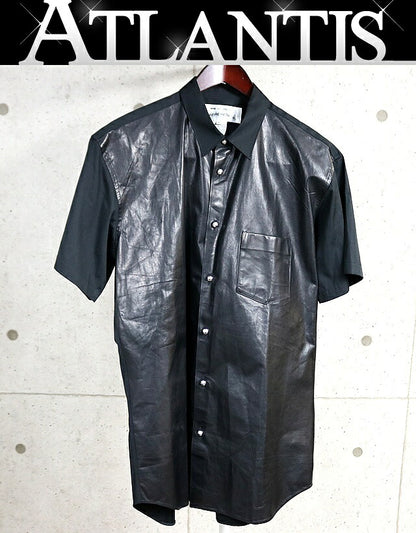 CHROME HEARTS x CDG Rhodium Cross Button Shirt Black Size L