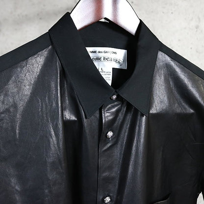 CHROME HEARTS x CDG Rhodium Cross Button Shirt Black Size L