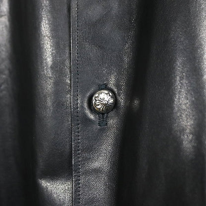 CHROME HEARTS x CDG Rhodium Cross Button Shirt Black Size L