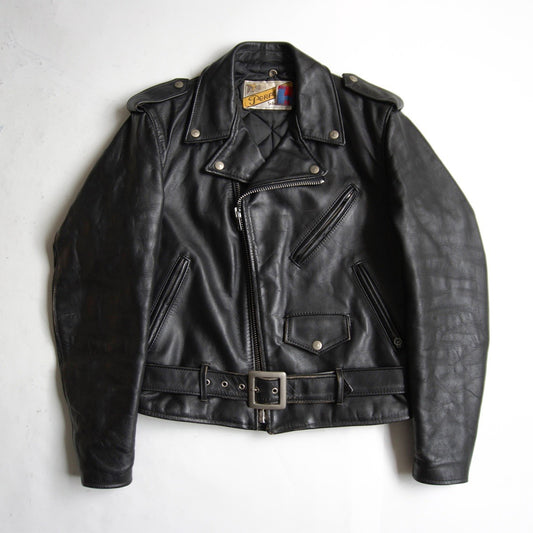 SCHOTT 618 Double Rider Leather Jacket Size 38
