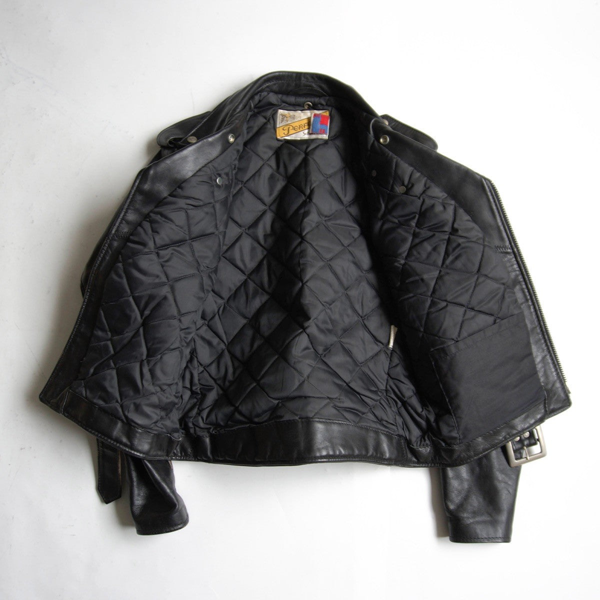 SCHOTT 618 Double Rider Leather Jacket Size 38