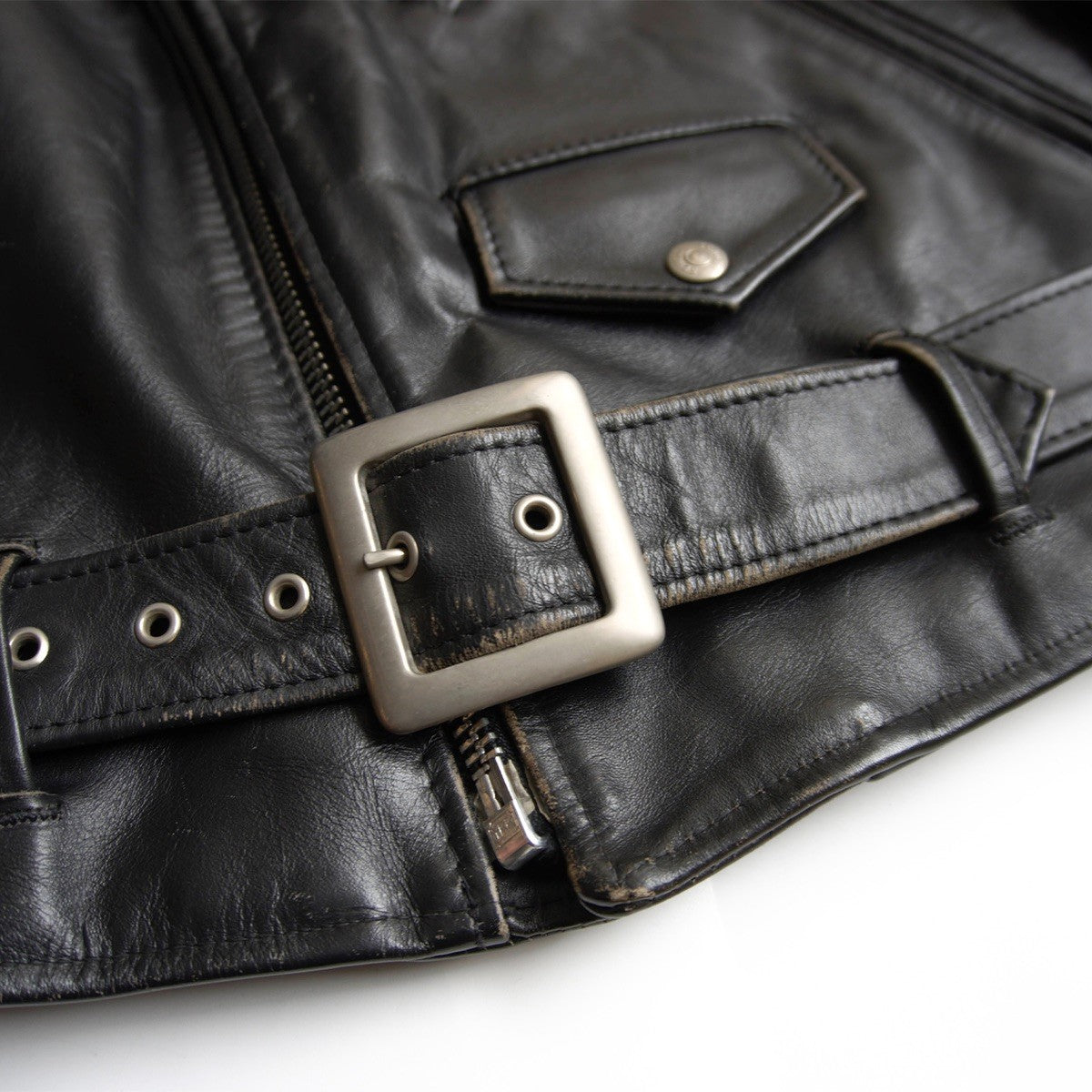 SCHOTT 618 Double Rider Leather Jacket Size 38