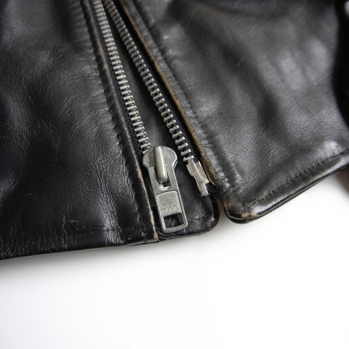 SCHOTT 618 Double Rider Leather Jacket Size 38