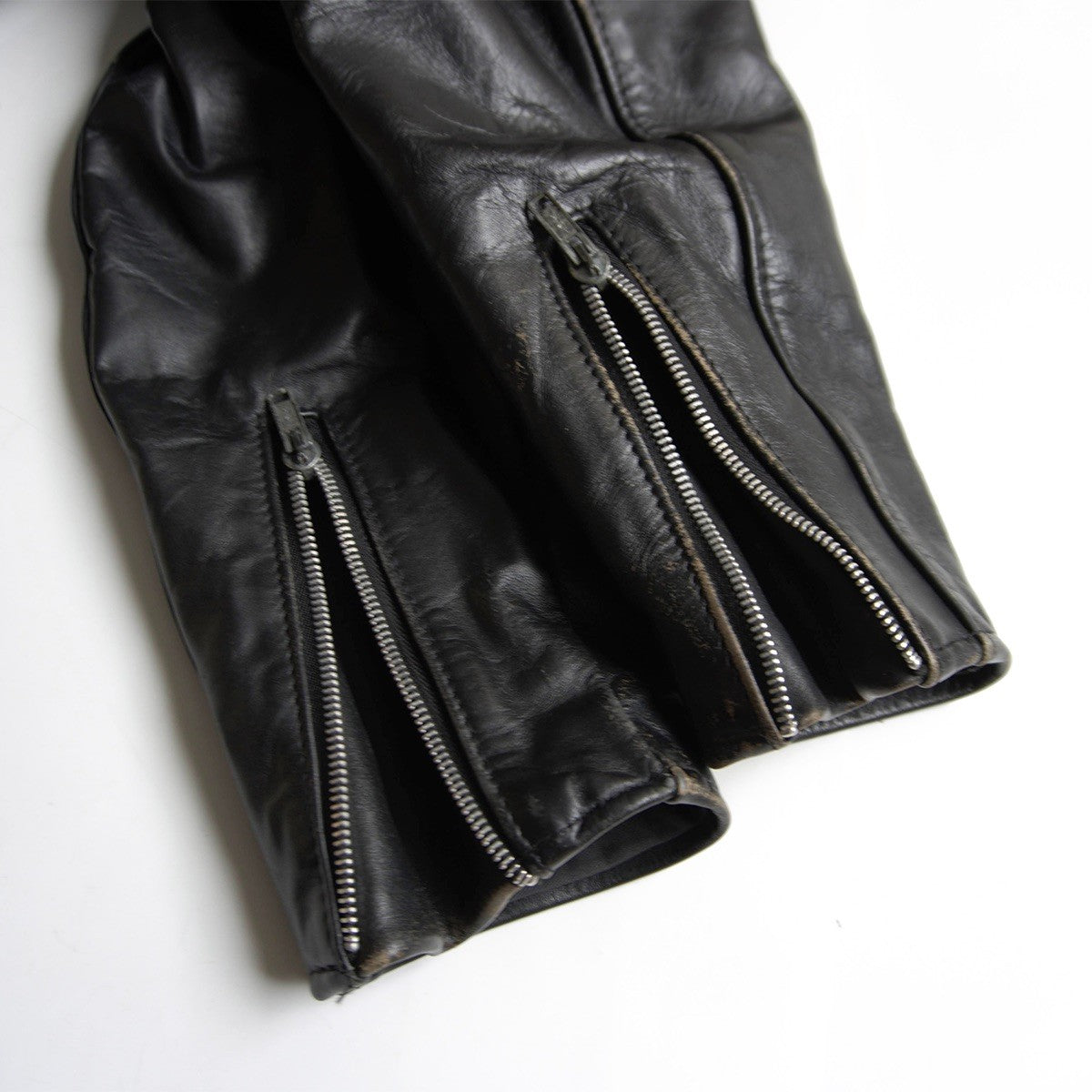 SCHOTT 618 Double Rider Leather Jacket Size 38