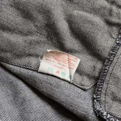 LEVI'S 80s 75506 Pre-Dyed Black Denim Jacket Size S