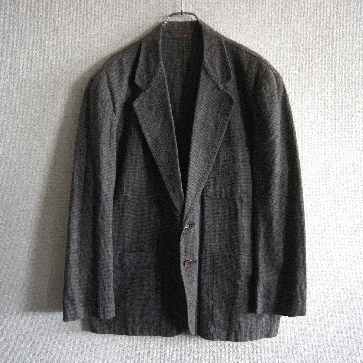 COMME des GARCONS HOMME 80s Houndstooth Check Jacket Size M