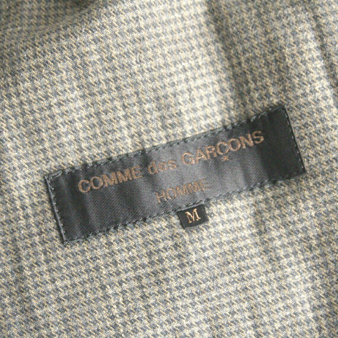 COMME des GARCONS HOMME 80s Houndstooth Check Jacket Size M