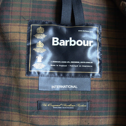 BARBOUR International Waxed Motorcycle Jacket Size 38