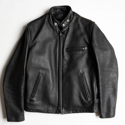 SCHOTT 641 Single Rider Leather Jacket Boa Liner Size 38