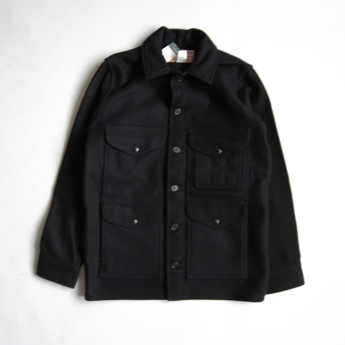 FILSON Mackinaw Cruiser Wool Jacket Black Size 36