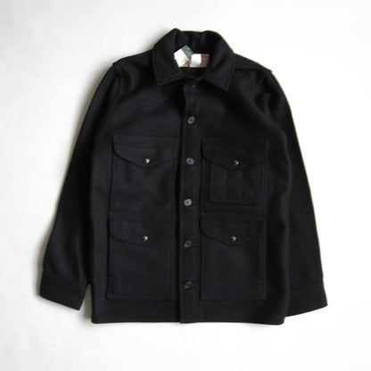 FILSON Mackinaw Cruiser Wool Jacket Black Size 36