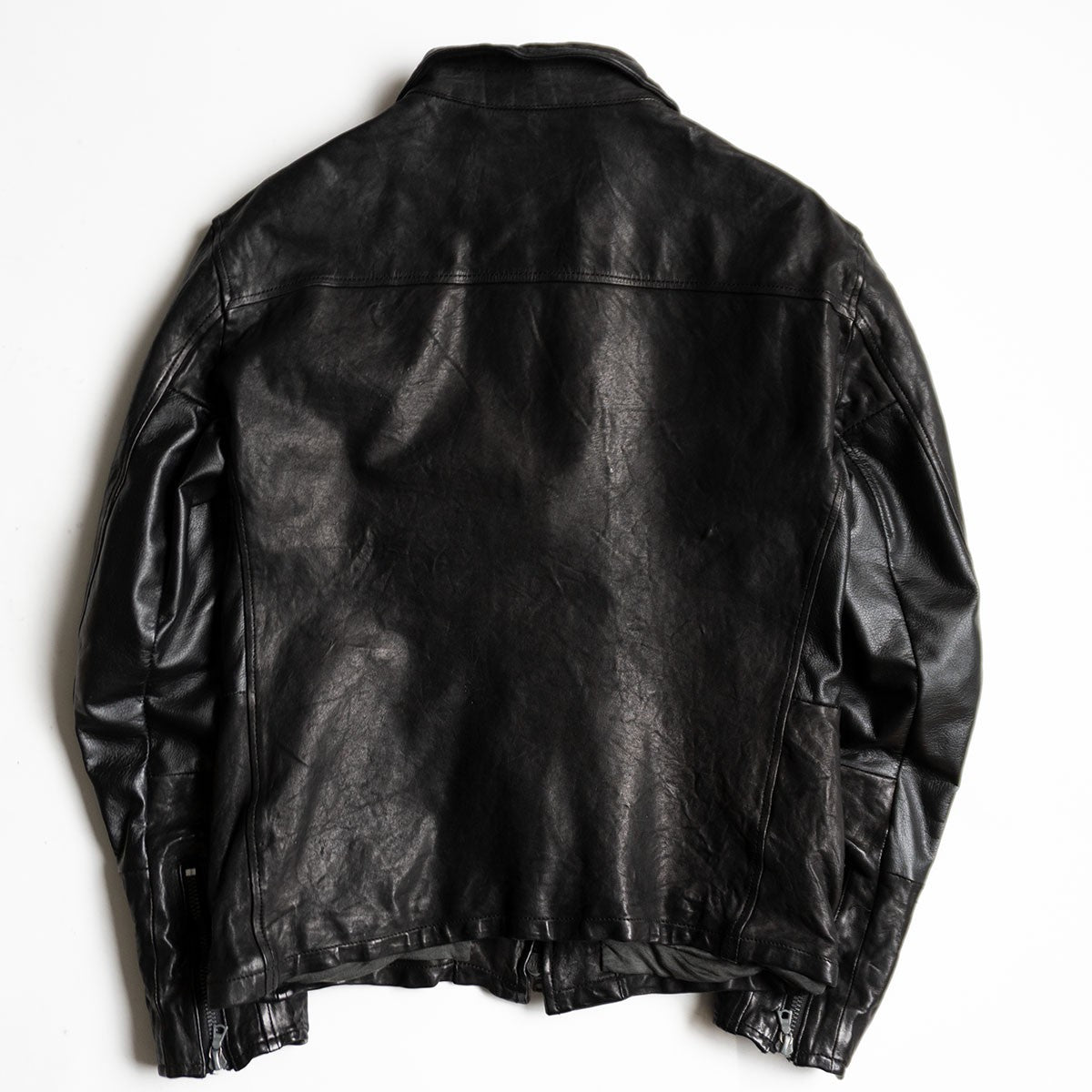 ISAMU KATAYAMA BACKLASH Single Rider Leather Jacket Size L