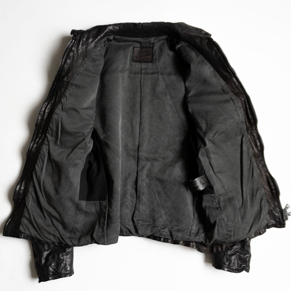 ISAMU KATAYAMA BACKLASH Single Rider Leather Jacket Size L