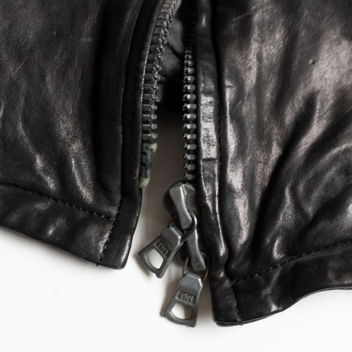 ISAMU KATAYAMA BACKLASH Single Rider Leather Jacket Size L