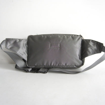 PORTER TANKER Nylon Waist Bag Silver Grey Size ONE SIZE