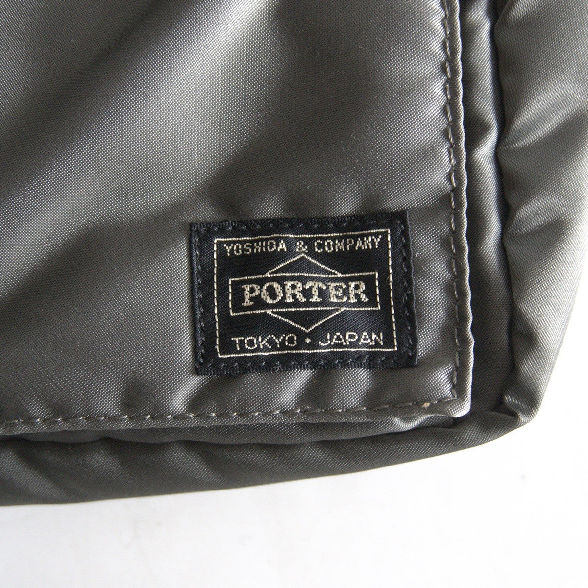 PORTER TANKER Nylon Waist Bag Silver Grey Size ONE SIZE