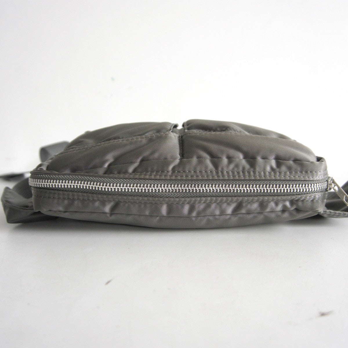 PORTER TANKER Nylon Waist Bag Silver Grey Size ONE SIZE