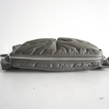 PORTER TANKER Nylon Waist Bag Silver Grey Size ONE SIZE
