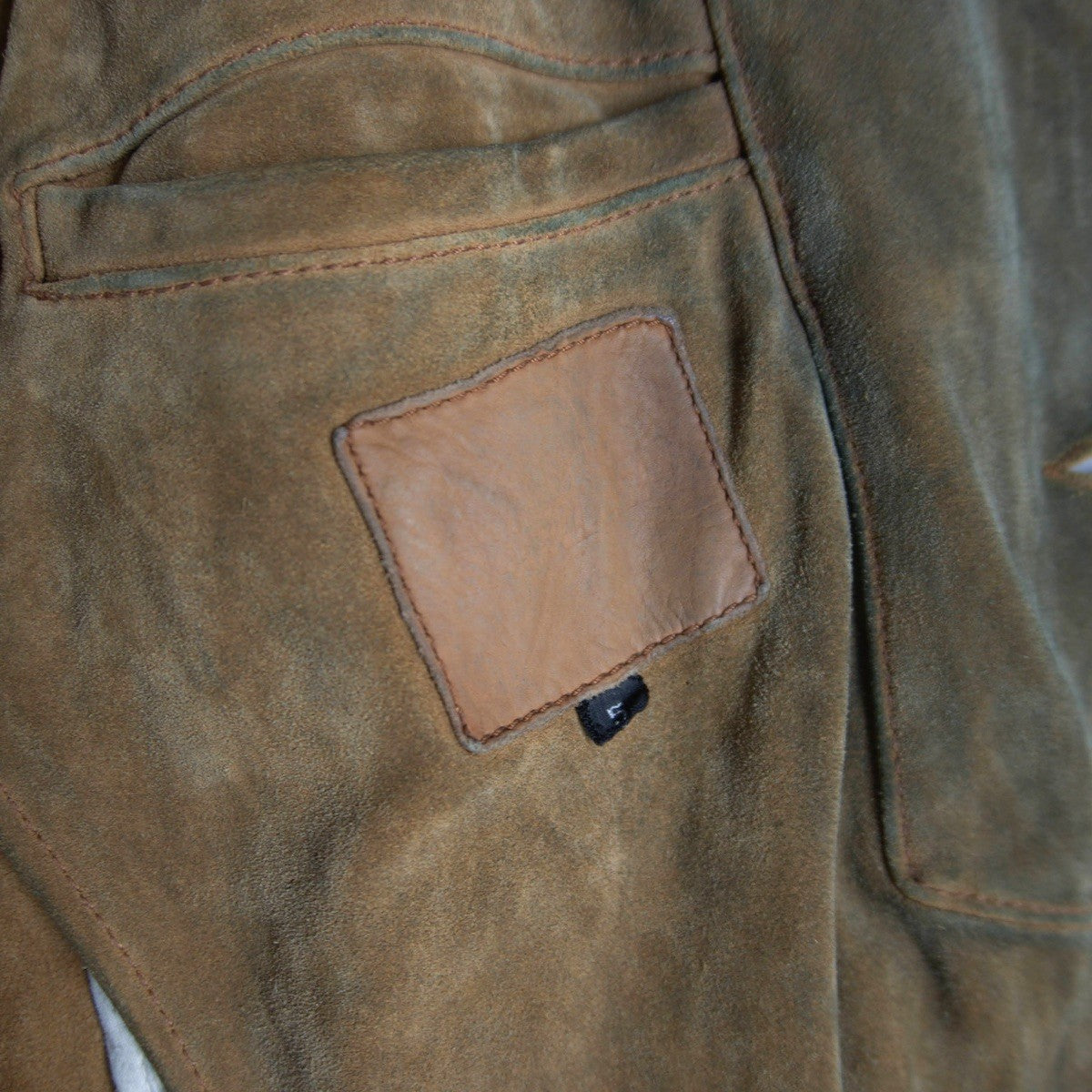 ISAMU KATAYAMA BACKLASH Stand Collar Leather Jacket Size XXL