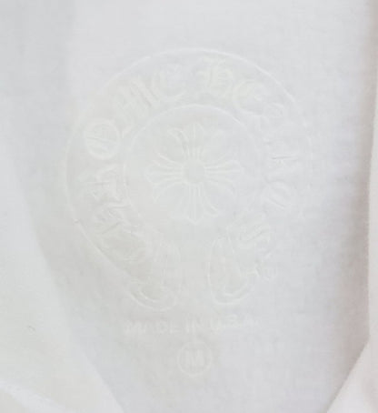 CHROME HEARTS Old English Pullover Hoodie White Size M