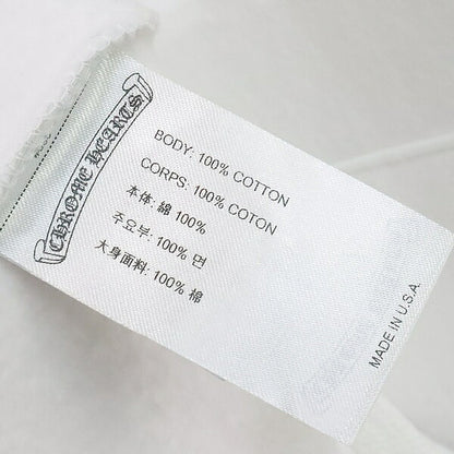 CHROME HEARTS Old English Pullover Hoodie White Size M
