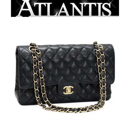 CHANEL Matelasse 25 Double Flap Bag Black