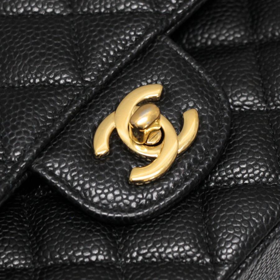 CHANEL Matelasse 25 Double Flap Bag Black