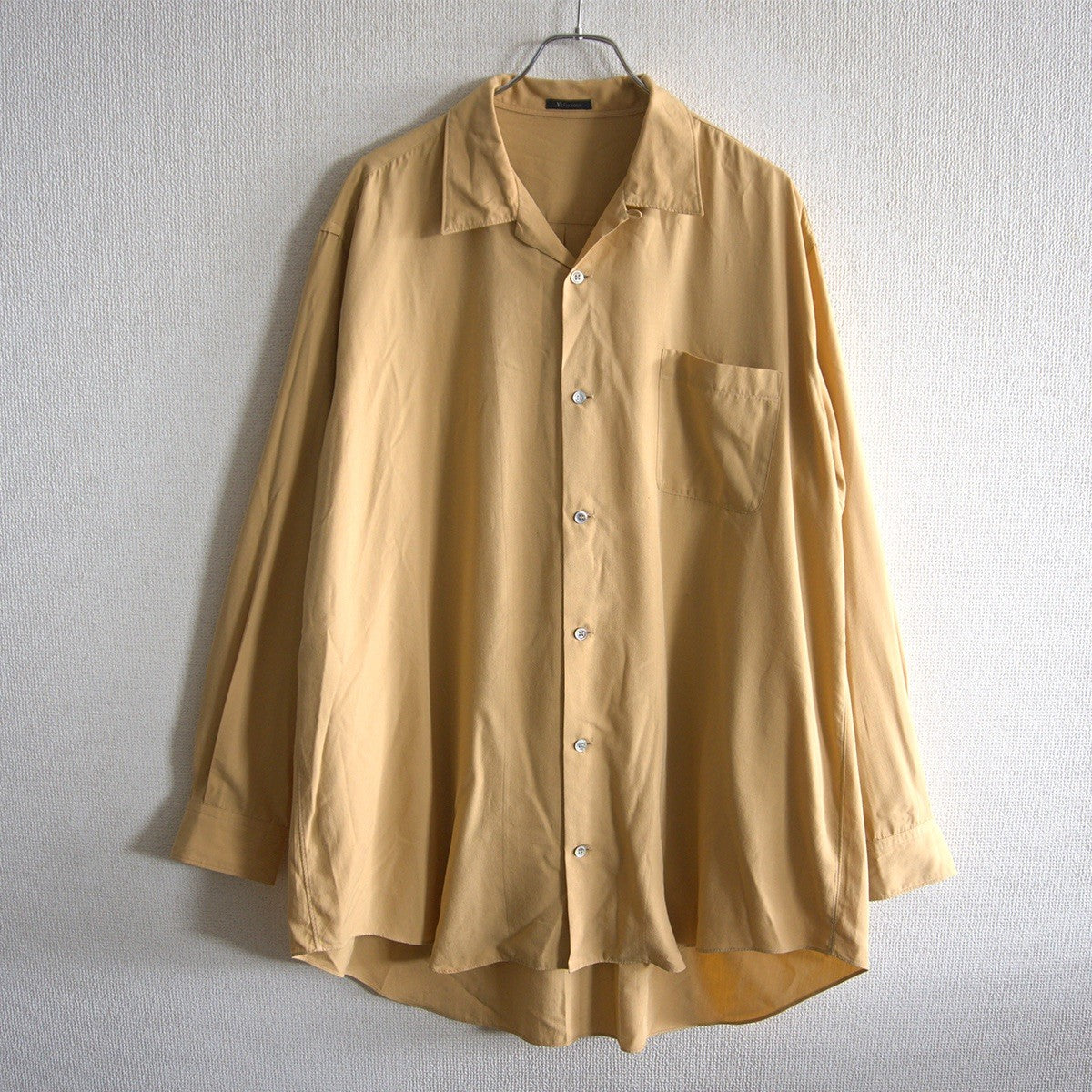 Y's for men Rayon Poly Oversized Open Collar Shirt Size XXL