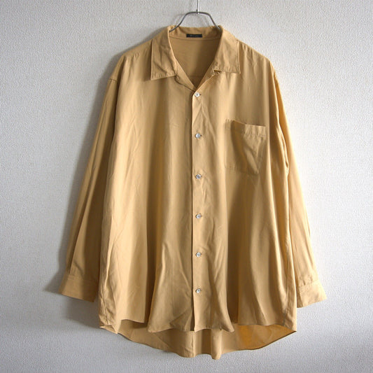 Y's for men Rayon Poly Oversized Open Collar Shirt Size XXL
